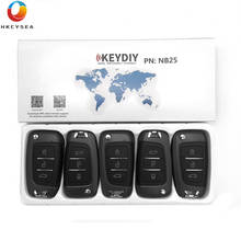 HKCYSEA-mando a distancia multifuncional serie KD NB, 5/10/15 unids/lote, 3 botones, NB25, Universal, para URG200 KD900 KD200 KD-X2 2024 - compra barato