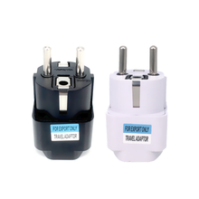 1pcs Universal EU Plug Adapter International AU UK US To EU Euro KR Travel Adapter Electrical Plug Converter Power Socket 2024 - купить недорого