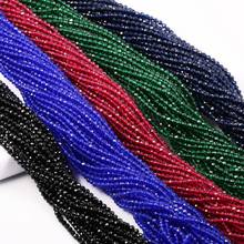 2/3 mm Natural Stone Shiny Bling Beads Small SectionSpinel Spacer Beads for Jewelry Making DIY Necklace Bracelet Crafts 2024 - buy cheap