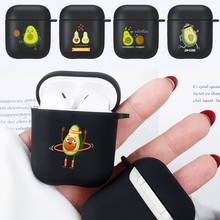AirPods Cases For Apple Airpods 1st /2nd Gen Bluetooth Wireless Earphone Cover Avocado Pattern Charging Box Headphone Case 2024 - buy cheap