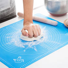 50*40CM Non-Stick Silicone Baking Mat Pad Baking Sheet Glass Fiber Rolling Dough Mat Cookie Macaron Baking Mat Pastry Tools 15 2024 - buy cheap