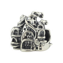 Magic Castle Bead 925 Sterling Silver Charms Compatible Troll Beads European Brand Charm Diy Bracelet Jewelry Gift For Woman 2024 - buy cheap