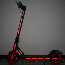 Светоотражающие наклейки на ступицу колеса скутера для XIAOMI MIJIA M365/Pro, аксессуары для скутера M365 2024 - купить недорого