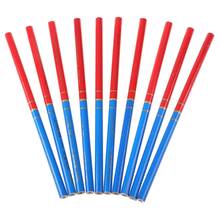 10Pcs/Set Blue And Red Wire Round Carpenters Pencils For Woodworking Core Marker 2024 - buy cheap