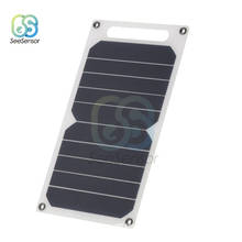 5V 10W Portable DIY Solar Panel Slim Light USB Charger Charging Power Bank Pad Universal For Phone Lighting Car Charger 2024 - buy cheap