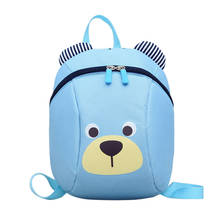 Mochila escolar antipérdida con Oso de dibujos animados para niños, Bolsa Escolar portátil con cuerda de tracción, arnés de seguridad para niños y niñas 2024 - compra barato