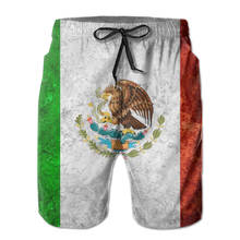 Men Beach Shorts Quick-drying Men Swimming Trunks Mexican Banner Flag Men Swimwear Swimsuit Beachwear Beach Bathing Shorts 2024 - buy cheap
