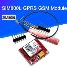 O módulo de sim800l gprs gsm núcleo quad-band ttl porta serial ipx interface pcb antena micro sim cartão para arduino telefone inteligente 2024 - compre barato