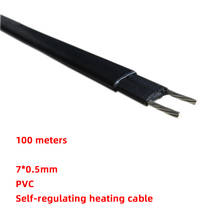 100m Freeze Protect Underfloor Heating Cable Water Pipe Heat Tracing 220v Heated Cable 2024 - buy cheap