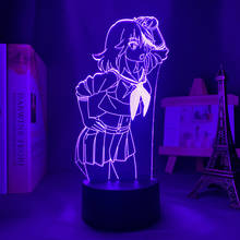 Luz led do anime kill la kill ryuko para crianças, decoração de quarto e luz noturna, presente de dia das bruxas, para mesa de quarto, lâmpada 3d acrílica 2024 - compre barato