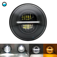 7 inch 50W LED Motorbike headlight For Honda  Road King Headlight  7 inch LED H4 White DRL. 2024 - buy cheap