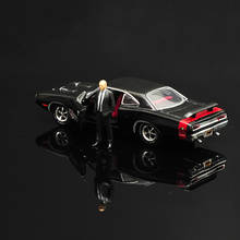 1/64 масштаб Джейсон кукла игрушка для сплава Модель автомобиля литье под давлением Металл автомобиль дисплей части сцены аксессуары Подарки кино персонажи шоу 2024 - купить недорого