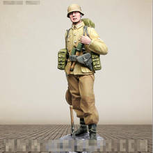 Soldado de la Segunda Guerra Mundial, Engeneer, 1/16 Wehrmacht-figura modelo de resina GK, soldado, tema militar de la Wii, kit sin montar y sin pintar 2024 - compra barato