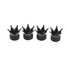 4 Pieces ABS Plastic King Queen Crown Valve Caps Tire Wheel Stem Universal for Car Truck and Motorcycle 2024 - buy cheap