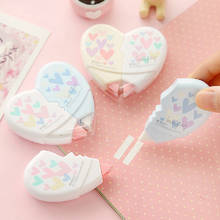 10M Meters Love Heart Milky Sticker Correction Tape Cute Love Shape Student Error Tape Pen Back Corrector Office School Supplies 2024 - buy cheap