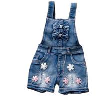 2022 Promotion Enteritos Girls Shorts Children Summer Overalls Kids Clothing Casual Teenage Solid Suspender Trousers Girl Jeans 2024 - buy cheap