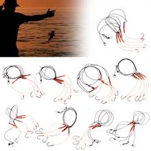 Stainless Steel Fishing Tackle Lures String Rigs Swivel Fishhooks With 5 Hook 2024 - buy cheap