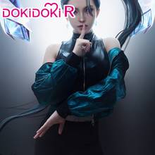 DokiDoki-R костюм для косплея LOL KDA Kaisa женский костюм для косплея LOL KDA Kaisa K/DA костюм для косплея Kaisa на Хэллоуин 2024 - купить недорого