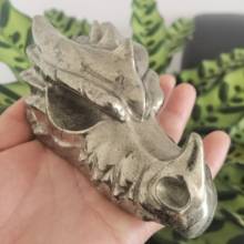 Natural Pyrite Dragon Carving Collectibles Metaphysical Healing 2024 - buy cheap