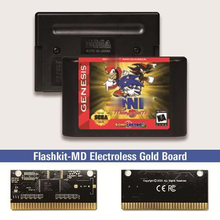 Soniced Megamix - USA метки Flashkit MD никелевое золото схема на основе печатной платы для Sega Genesis Megadrive игровая консоль 2024 - купить недорого
