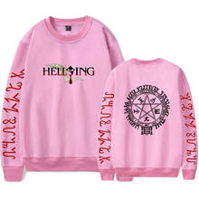 Hellsing moletom unissex o-pescoço unissex agasalho feminino/masculino outwear harajuku streetwear anime japonês roupas mais tamanho 2024 - compre barato