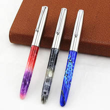 Перьевая ручка Jinhao, аутентичное качество, классика, ностальгическая перьевая ручка, 51 серебристый зажим/колпачок, чернильная ручка, перьевой наконечник 0,38 мм для студентов 2024 - купить недорого