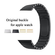 Ремешок для часов, из нержавеющей стали для apple watch 5 4 3, 42 мм 38 мм 44 мм 40 мм 2024 - купить недорого