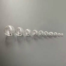 Bola de cristal hueca pequeña de 50 piezas y 14mm con un orificio, ampolla de burbujas redonda, globo de cristal, bolas de cristal, accesorios de joyería, medallón de cristal 2024 - compra barato
