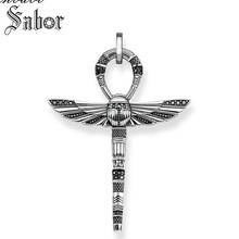 Cross of Life Ankh with Scarab Pendant silver color For Women Men Fashion Jewelry Gift Pendant Fit Necklace thomas 2024 - buy cheap