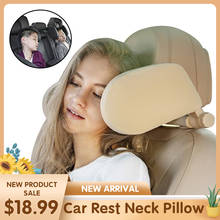 Adjustable Car Seat Headrest Pillow For Travel Sleeping Safety Rest Neck Support Pillow For Kids Adults Car Accessories 2024 - buy cheap