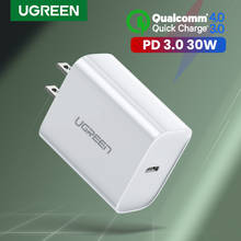 Ugreen PD Charger 30W Quick Charge 3.0 QC USB Type C Fast Charger for iPhone 11 X Xs 8 Macbook Phone QC3.0 USB C PD Charger 2024 - buy cheap