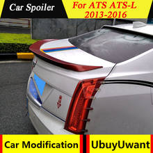 For Cadillac ATS 2013 2014 2015 2016 Rear Trunk Spoiler ABS Material Car Tail Wing Decoration For Cadillac ATS-L D3 Spoiler 2024 - buy cheap