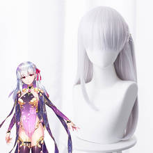 Game FGO Fate Grand Order Assassin Kama Cosplay Wigs Heat Resistant Synthetic Wig Hair Halloween Party Women Cosplay Wig 2024 - buy cheap