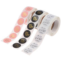 500pcs 1 inch Label Stickers Cute Circle Paper Thank You Seal labels For Your   Handmade Stationery   and   order  Stickers 2024 - buy cheap