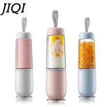 JIQI 350ml multifuncional portátil Mini frutas exprimidor 220V licuadora automática para batidos procesador de alimentos 2024 - compra barato