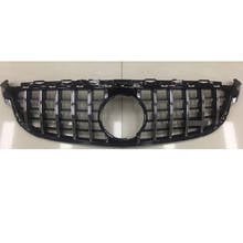 C63 GT Style ABS Front Bumper Mesh Grill Grille for Benz W205 C205 S205 C63 C63s Amg Sedan Coupe Wagon Only 2015 up 2024 - buy cheap