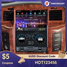 For NISSAN PATROL 5 Y61 Tesla style Screen Car GPS Navigation Headunit Android 9.0 4G LTE Multimedia Player Radio Tape Recorder