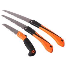 1PC Folding Steel Wood Cutting Survival Hand Saw 7Teeth per Inch Household Garden Pruning Saw Hand Tools 6/8/10" 2024 - buy cheap