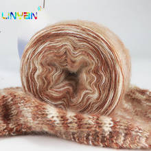 Hilo de ganchillo tejido a mano para tejer, 100g x 1 pieza, para teñir el espacio, tejido de mohair de seda Real, Coral, t49 2024 - compra barato