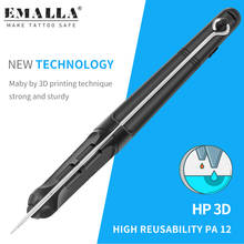 EMALLA Newest 3D Tattoo Hand Poke Pen Tattoo Machine Pen for Tattoo Needles Printing Tattoo Tools Tattoo Kit Tattoo Supplies 2024 - buy cheap