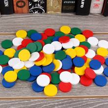 Fichas plásticas de póker para juegos de Bingo, 100 Uds., 1,5 cm, 4 colores 2024 - compra barato