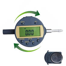 Indicador Digital ABS de 0-12.7x 0.01mm, Dial electrónico de origen IP54, medidor de grosor micrométrico, herramientas de medición 2024 - compra barato