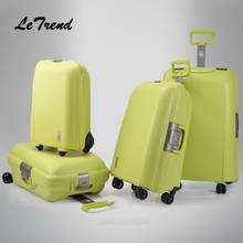 Letrend High Quality Women Suitcases Wheel Rolling Luggage Spinner password Travel Bag 22 inch Trolley Fashion Women's Bags 2024 - buy cheap