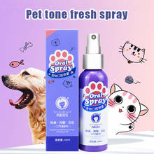 Pet spray cão cuidado oral mau hálito dentes limpeza fresadora de respiração placa remoção SDF-SHIP 2024 - compre barato