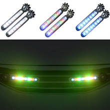 2pc led vento alimentado carro de circulação diurna lâmpada decorativa para fiat panda bravo punto linea croma 500 595 2024 - compre barato