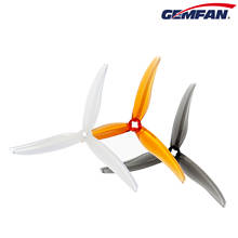 Gemfan SL-hélice duradera para Dron de carreras, modelos RC, piezas de repuesto de juguetes, 3 hojas, 5130, 1,5mm y 2mm, 3 pulgadas, 6 pares 2024 - compra barato