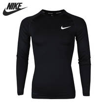 Оригинальное новое поступление NIKE M NP TOP LS облегающие мужские футболки с длинным рукавом спортивная одежда 2024 - купить недорого
