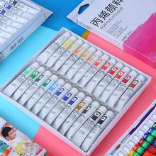 12/24 Color Acrylic Paints Brush 12ml Artist Drawing Painting Pigment Wall Paint Dropshipping 2024 - buy cheap