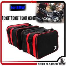 Forro pannier expansível com qualidade grande, para bmw r1200rt r1200r k1200gt k1300gt, vermelho/preto 2024 - compre barato