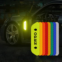Fluorescent Car Reflective Strips Warning Stickers For Lada granta vesta kalina priora niva xray largus Opel Astra H G J zafira 2024 - buy cheap